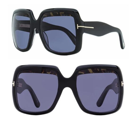 Tom Ford Accessories - $625 NIB Tom Ford Aurora Sunglasses Square Lens TF1194 01A Black 55mm FT1194